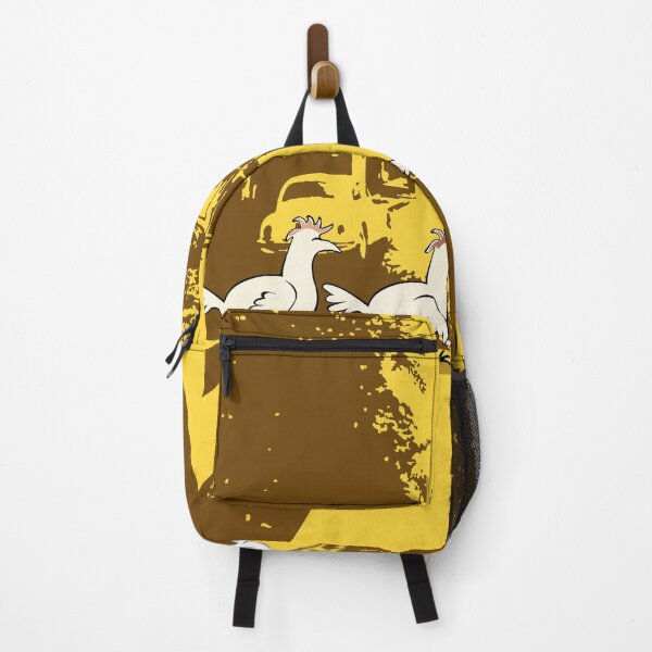 Item preview, Chickens in abbey road yellow designed and sold by Jaime Brash.