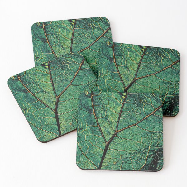 Item preview, Green leaves macro photography  designed and sold by Travelplan.