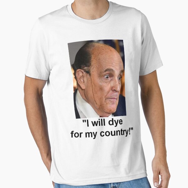 Vista previa del artículo con la obra «Rudy Giuliani Tinte Run», diseñado y vendido por dadthebubblegut.
