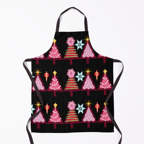 Item preview, Christmas Trees on Black designed and sold by Sharon Schwalbe.