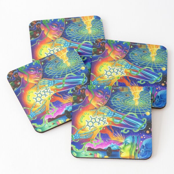 Item preview, trippy psychedelic neon art designed and sold by Breecg.