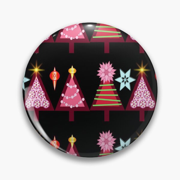 Item preview, Christmas Trees on Black designed and sold by Sharon Schwalbe.