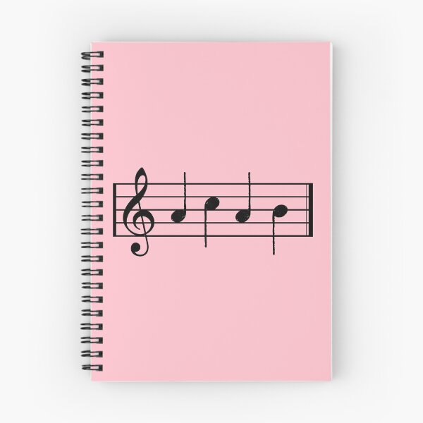 Item preview, ACAB In Musical Notes -Pink designed and sold by The Little Wood Cottage.