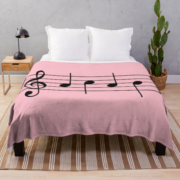 Item preview, ACAB In Musical Notes -Pink designed and sold by The Little Wood Cottage.