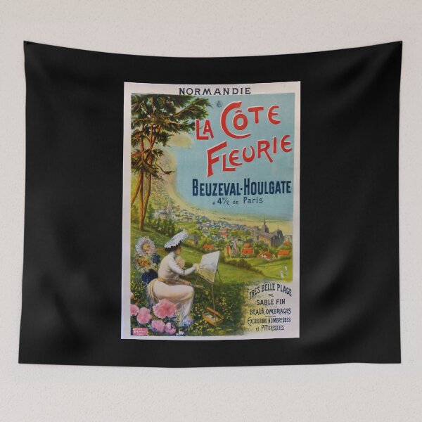 Artikelvorschau, retro classic Normandie poster entworfen und verkauft von CorasPosters.