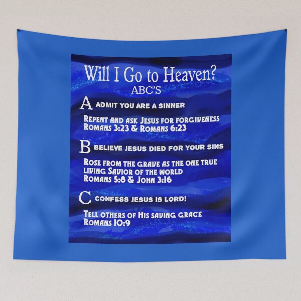Item preview, Will I Go to Heaven? ABC's in Blue designed and sold by Tracie J.