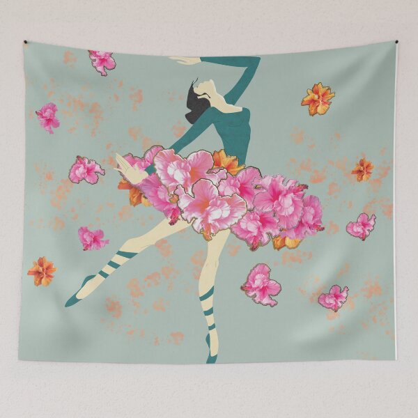 Item preview, Ballerina in Hibiscus Flowers designed and sold by CAview.