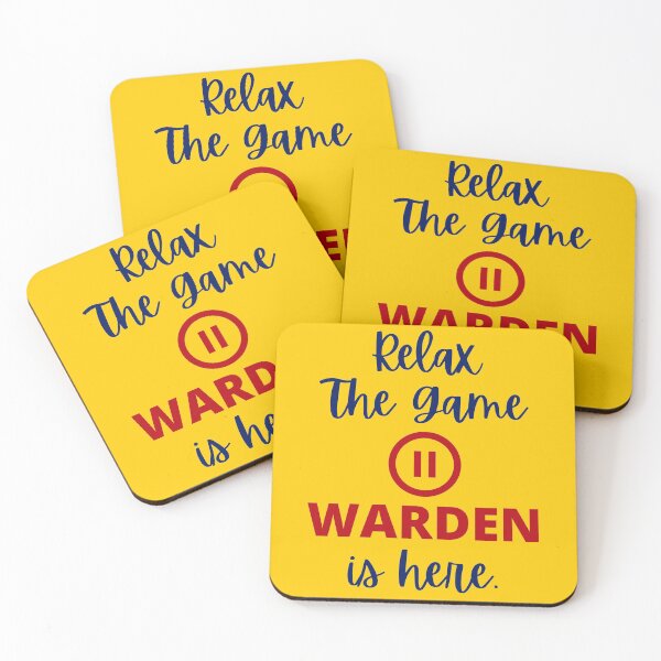 Item preview, Relax The Game Warden está aquí divertido designed and sold by The Sober Art.