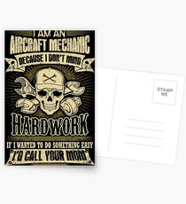 aircraft mechanic car mechanic t shirts auto mechanic t shirts Postcards