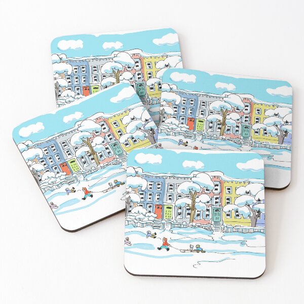 Item preview, Snow Day in The City designed and sold by Leslie Rogers Todder.