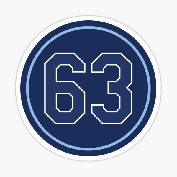 Kevin Kiermaier #39 Jersey Number Sticker for Sale by StickBall