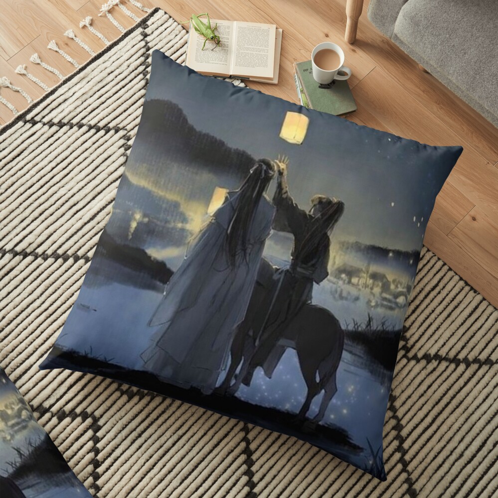 The Untamed Painting Floor Pillow