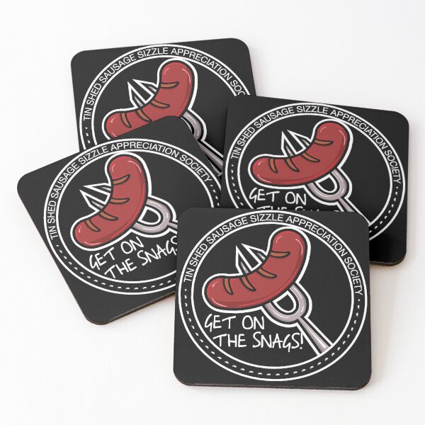Item preview, Get on the Snags (White Logo) designed and sold by AWD Studios.