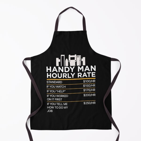 Item preview, handy man funny hourly rate designed and sold by Gloria312.