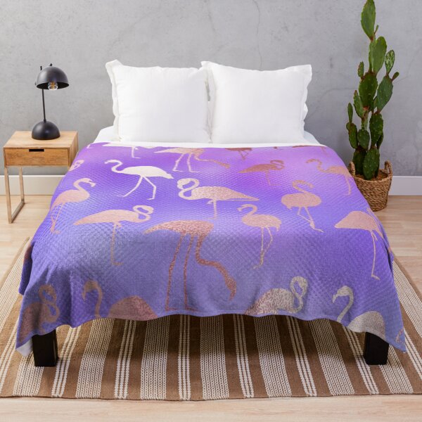 Artikelvorschau, Flamingo Aesthetic Purple Aquarell Farbverlauf Muster entworfen und verkauft von WOW TeesAndThings.