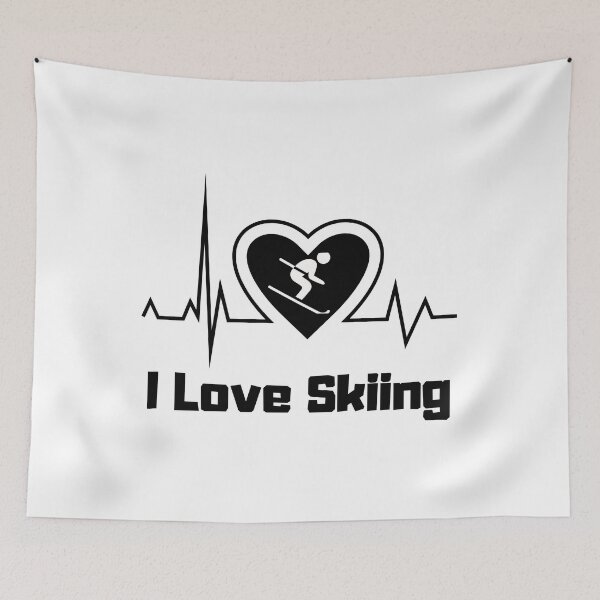 Item preview, I love skiing designed and sold by tets.