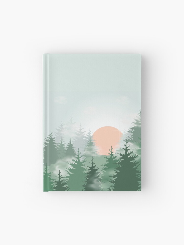 Imagen 1 de 3, Cuaderno de tapa dura con la obra Diseño forestal, diseñada y vendida por Lapetiteredac.
