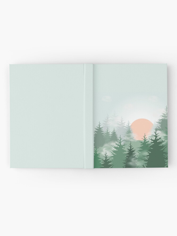 Imagen 2 de 3, Cuaderno de tapa dura con la obra Diseño forestal, diseñada y vendida por Lapetiteredac.