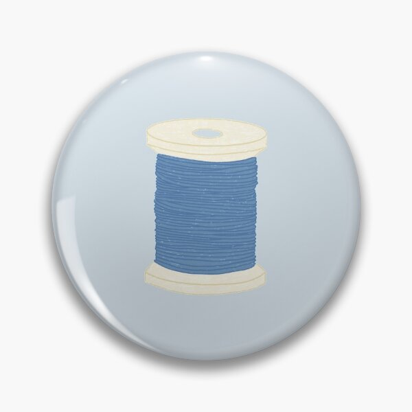 Item preview, Blue embroidery spool designed and sold by pinkfridgebr.