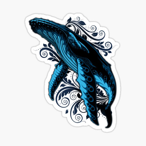 Whale Temporary Tattoo by Zihee (Set of 3) – Small Tattoos