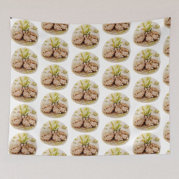 Item preview, The Bunnies felt sleepy after eating too much lettuce by Beatrix Potter designed and sold by johndhalsted.