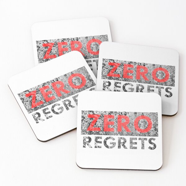 Item preview, Zero regrets designed and sold by aktiveaddict.