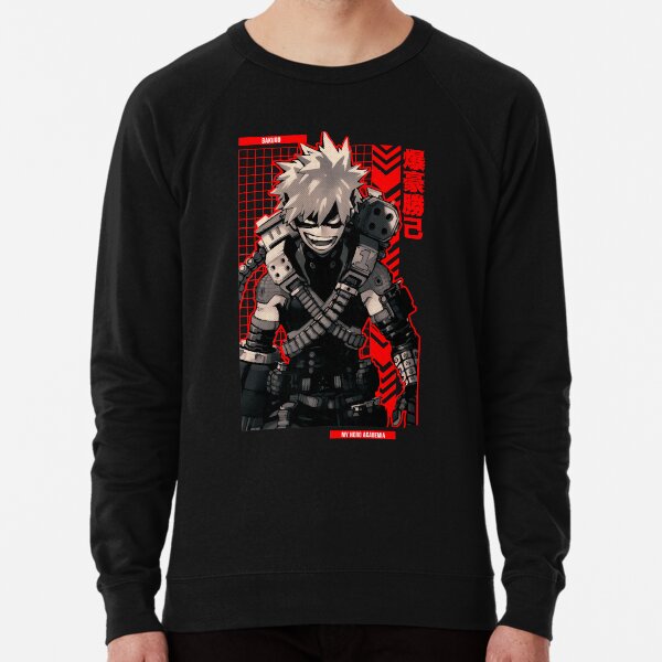Bakugo = MY HERO ACADEMIA = Anime Star Edition -Red- Lightweight Sweatshirt