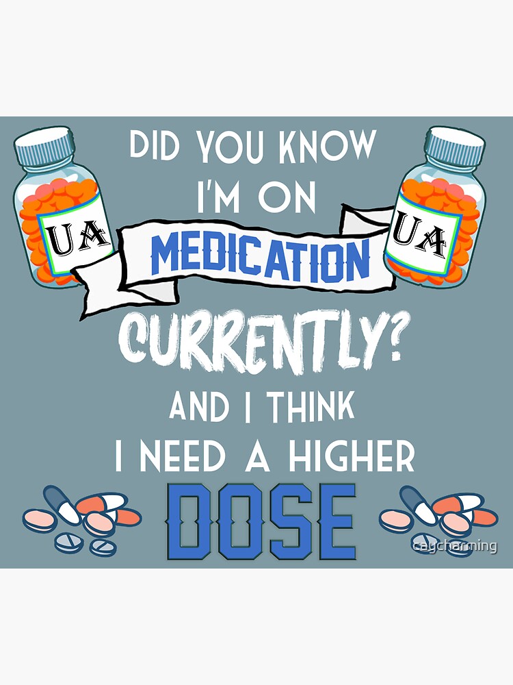 "Higher Dose" Sticker by caycharming Redbubble