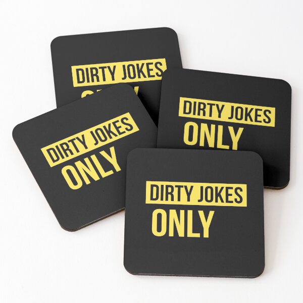 Item preview, Humor adulto - Dirty jokes only black and yellow designed and sold by Erick  Tezó.