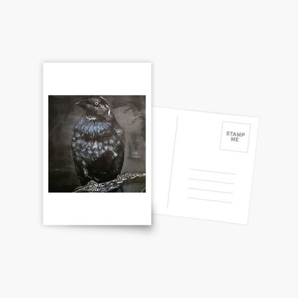 Raven Postcard
