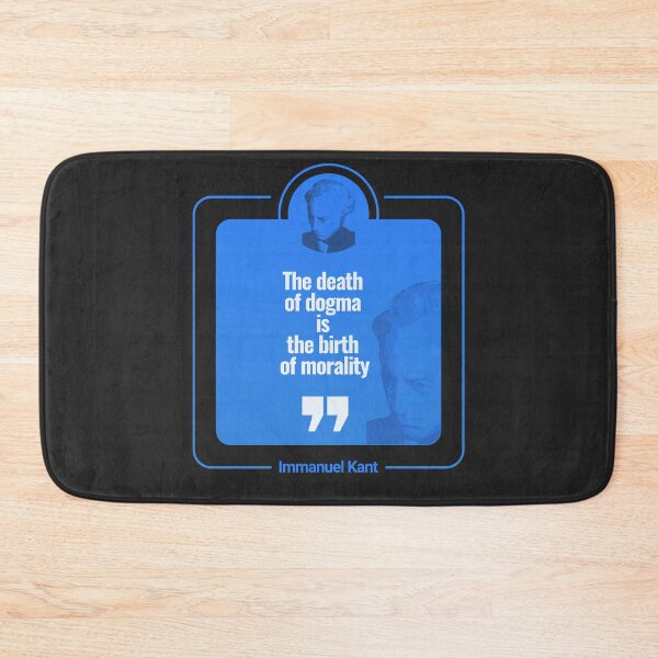 Item preview, Immanuel Kant quote poster (lightblue) designed and sold by CMYKStudio.