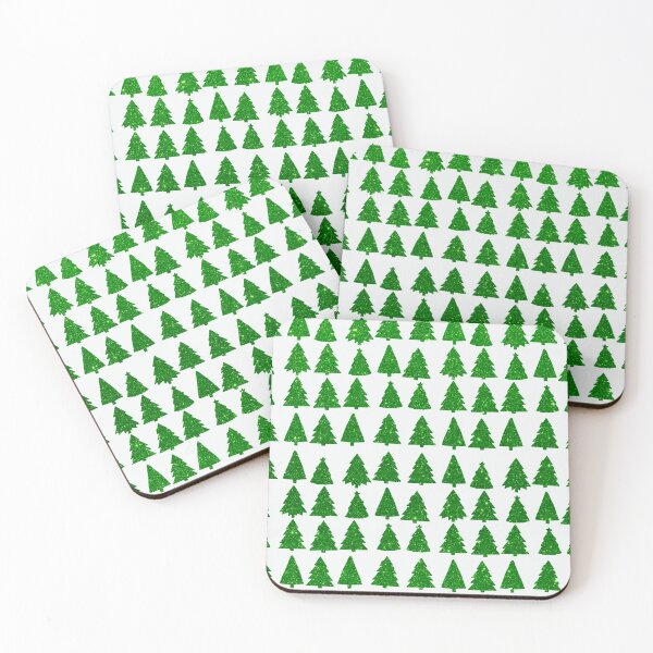 Item preview, Christmas trees green glitter  designed and sold by Con Inspo.