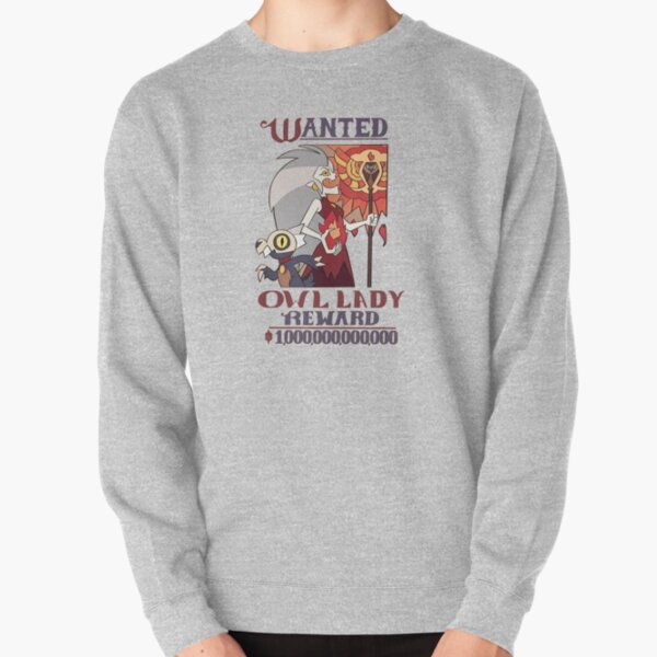 Wanted Owl Lady (The owl house) Pullover Sweatshirt