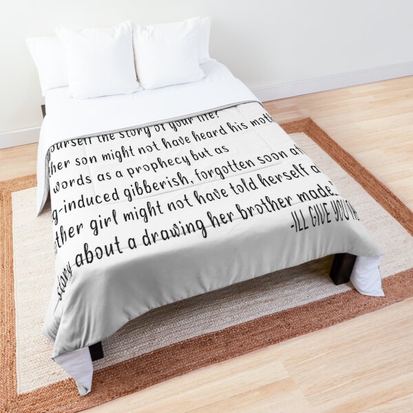 A Good Girls Guide To Murder Quote Comforter By Amelieva Redbubble