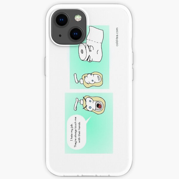 open mouth, insert foot iPhone Soft Case