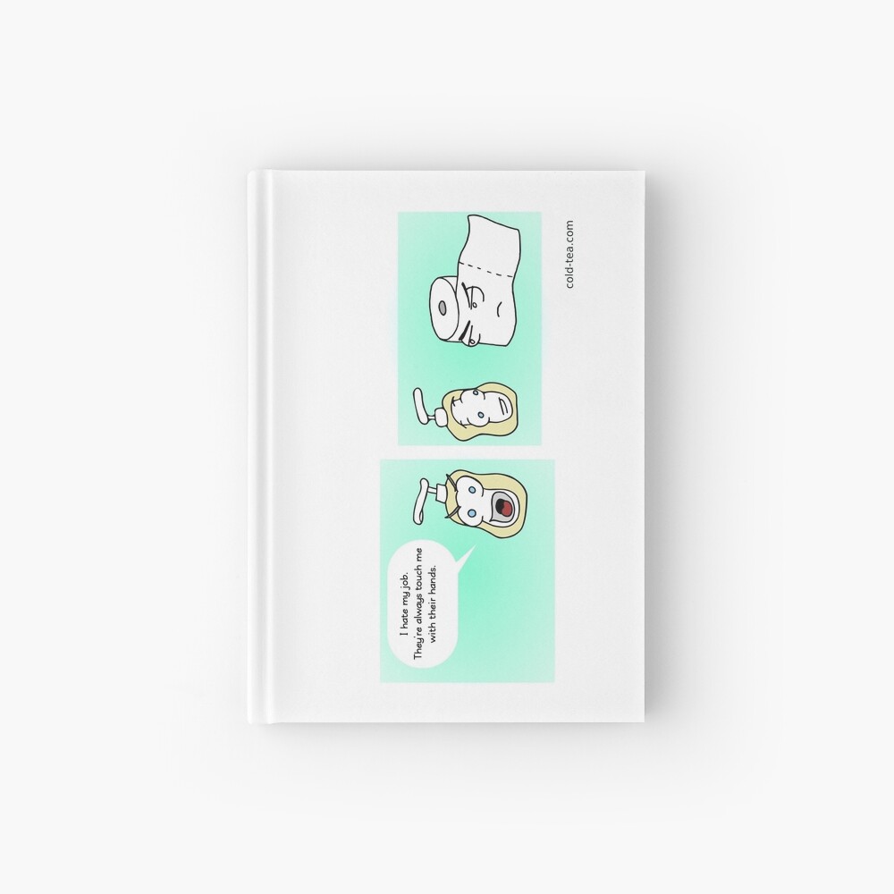 open mouth, insert foot Hardcover Journal