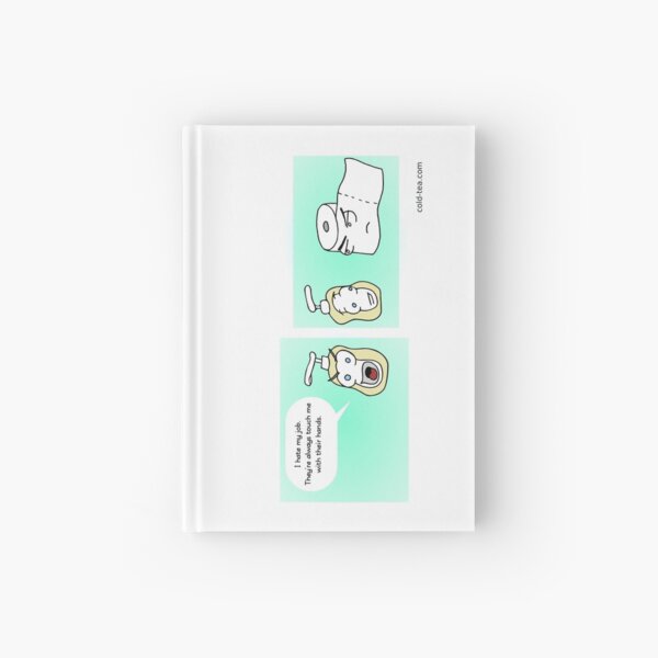 open mouth, insert foot Hardcover Journal