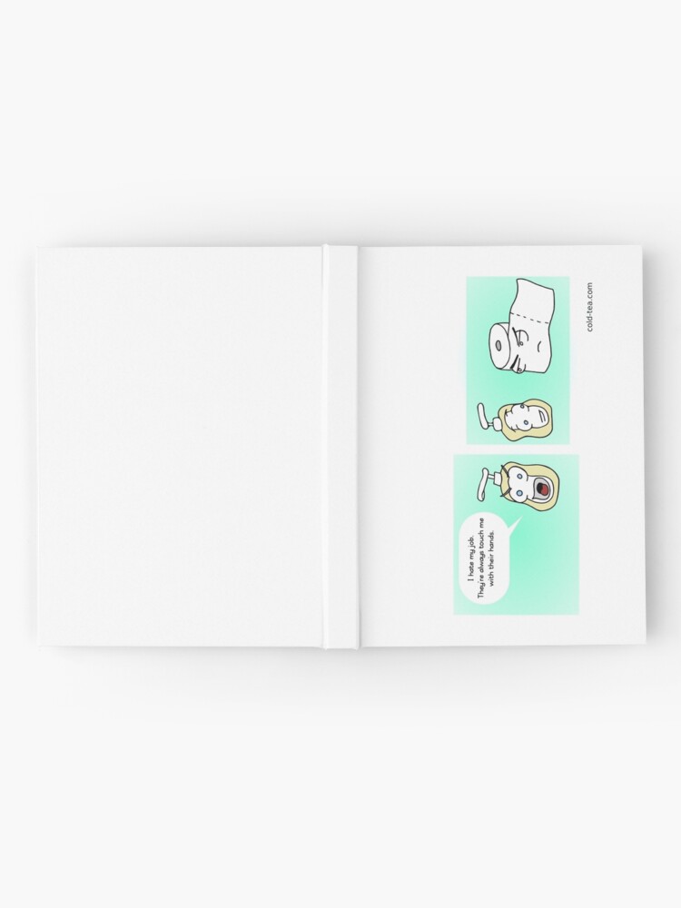 Alternate view of open mouth, insert foot Hardcover Journal