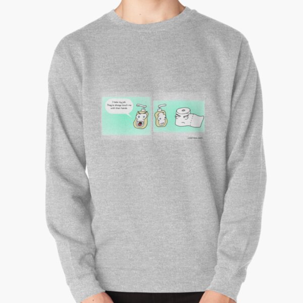 open mouth, insert foot Pullover Sweatshirt