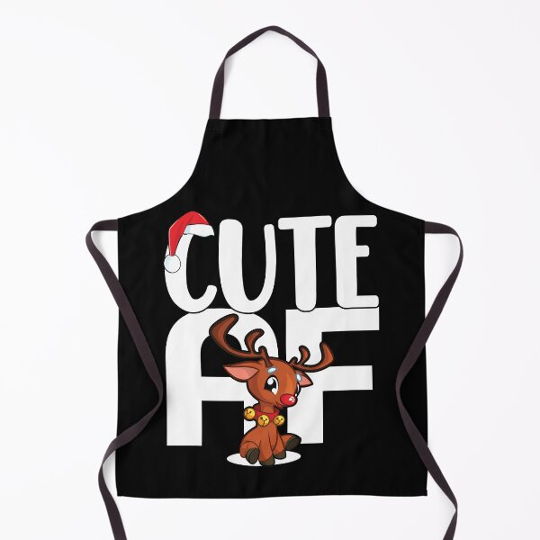Item preview, Cute AF | Charming Christmas Reindeer. designed and sold by GravitiTees.