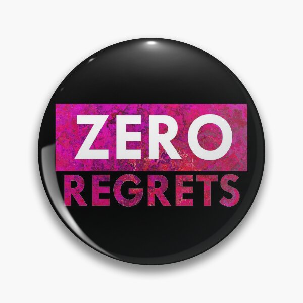 Item preview, Zero regrets designed and sold by aktiveaddict.