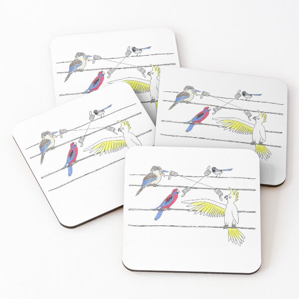 Item preview, Four Calling Birds (Ello?! Ya There?!)  designed and sold by MadebyB4U.