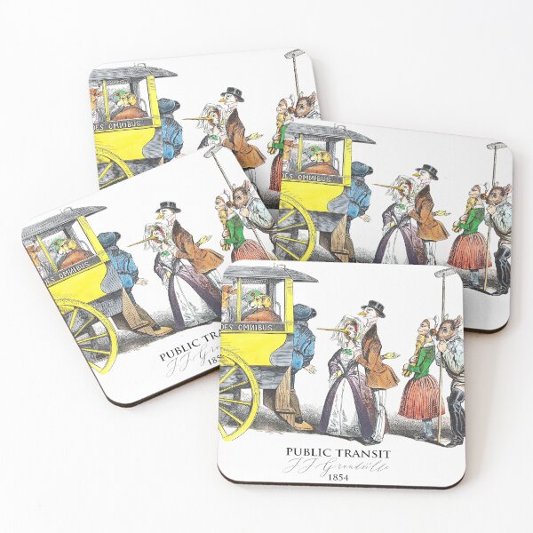 Item preview, JJ Grandville: Public transit, published in 1854 designed and sold by ebrawne.