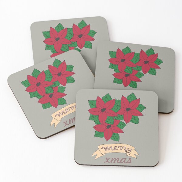 Item preview, Poinsettia merry christmas designed and sold by Veki5.