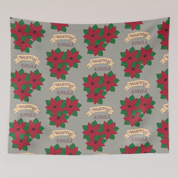 Item preview, Poinsettia merry christmas designed and sold by Veki5.
