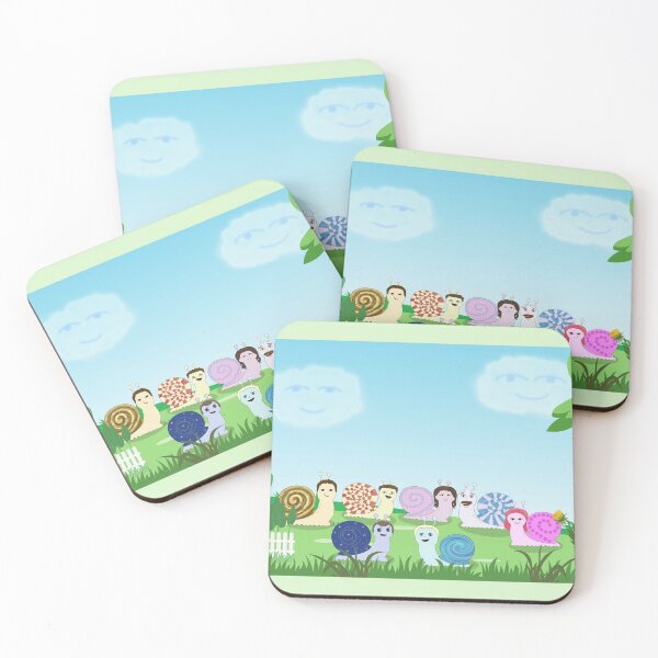 Item preview, Snail Family by Cecília Vizvári designed and sold by Watercastle Tale Works.
