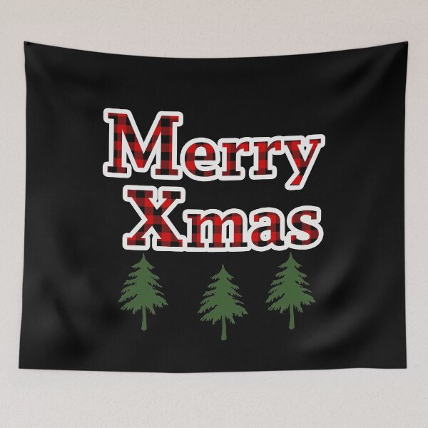 Item preview, Merry Xmas - buffalo checkered plaid inspired design designed and sold by onum2018.