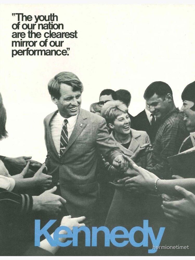 Bobby Kennedy 1968 Campaign Poster Sticker