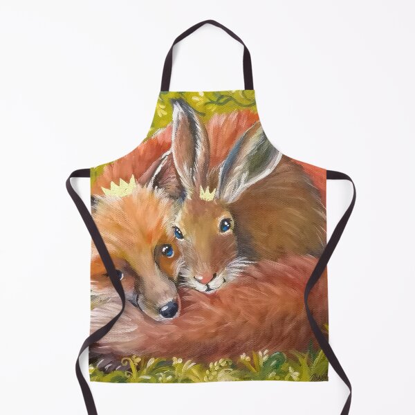 Item preview, True friends fox and rabbit to cuddle designed and sold by Anna Karina Birkenstock.