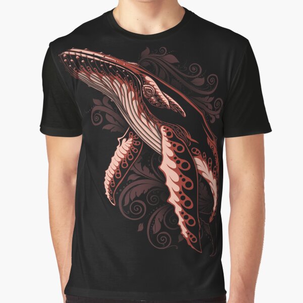 Item preview, Humpback Whale Red designed and sold by HexOne.